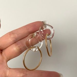 Annika Inez glass and gold earrings